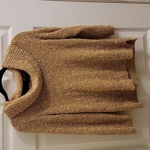 Jones New York Collection Gold Cowl Neck Sweater Size  Small
